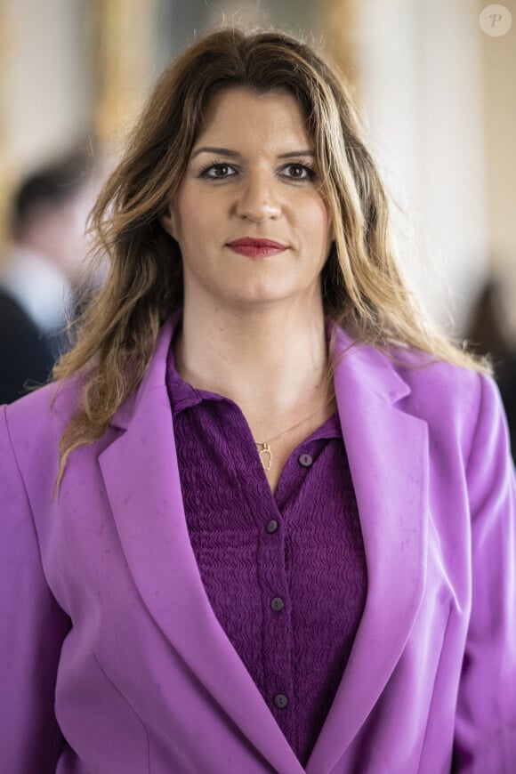 Marlène Schiappa, secrétaire d'Etat, chargée de l'Économie sociale et solidaire et de la Vie associative - Le président de la République française rencontre des hommes d'affaires lors de la 6ème édition du sommet "Choose France" au Château de Versailles , près de Pari, France. © Eliot Blondet/Pool/Bestimage 