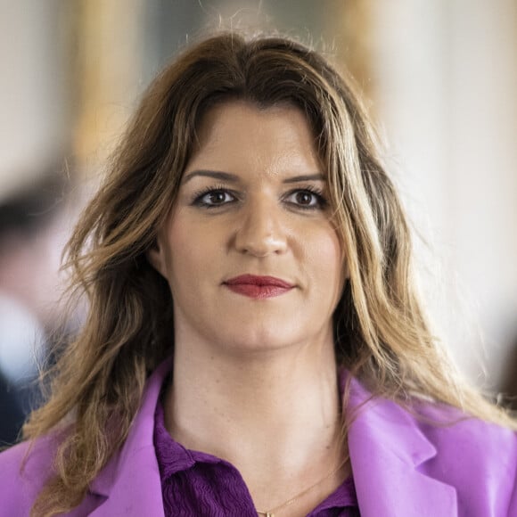 Marlène Schiappa, secrétaire d'Etat, chargée de l'Économie sociale et solidaire et de la Vie associative - Le président de la République française rencontre des hommes d'affaires lors de la 6ème édition du sommet "Choose France" au Château de Versailles , près de Pari, France. © Eliot Blondet/Pool/Bestimage 