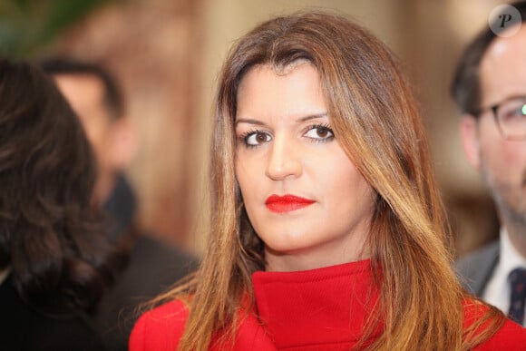 Marlène Schiappa, Secrétaire d'État auprès de la Première ministre, chargée de l'Économie sociale et solidaire et de la Vie associative- Remise du prix Ilan Halimi à l'Hôtel de Bourvallais à Paris, en présence d'E.Dupond-Moretti, ministre de la Justice. © Jonathan Rebboah / Bestimage