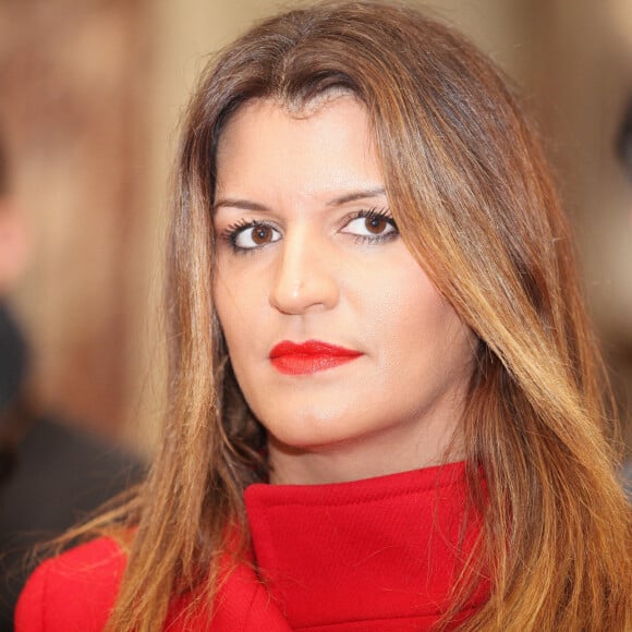 Marlène Schiappa, Secrétaire d'État auprès de la Première ministre, chargée de l'Économie sociale et solidaire et de la Vie associative- Remise du prix Ilan Halimi à l'Hôtel de Bourvallais à Paris, en présence d'E.Dupond-Moretti, ministre de la Justice. © Jonathan Rebboah / Bestimage