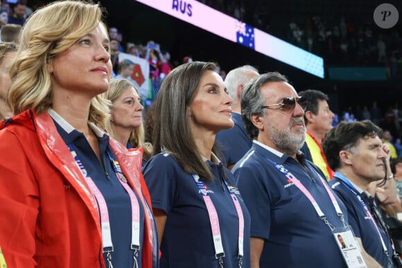 Sa mère Letizia, quant à elle, s'est rendue en France pour assister aux Jeux paralympiques.
La reine Letizia d'Espagne a assisté au match entre l'équipe nationale espagnole et l'équipe australienne de basket-ball en fauteuil lors des Jeux Paralympiques de Paris2024, le 30 août 2024. © Casa de SM El Rey / Eruopa Press / Bestimage