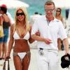 La classieuse Shauna Sand sur une plage de South Beach, à Miami, le 24 mars 2010.