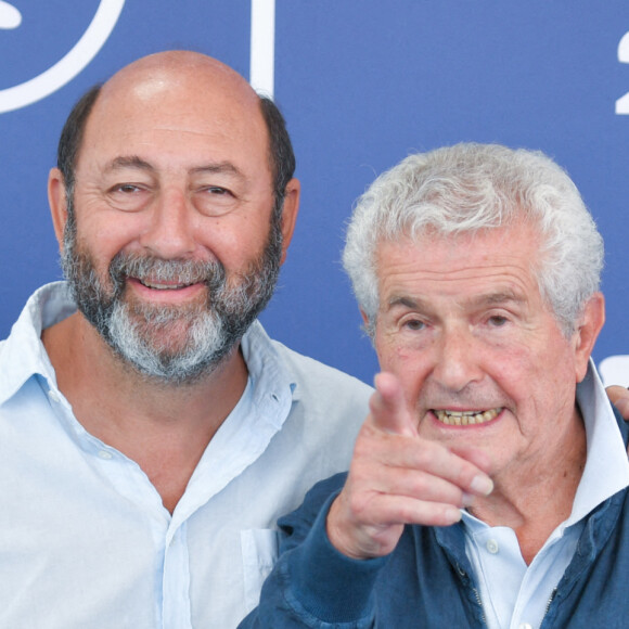 Kad Merad et Claude Lelouch au Photocall de Finalement dans le cadre du 81ème Festival International du Film de Venise, à Venise, Italie, le 02 septembre 2024. Photo par Aurore Marechal/ABACAPRESS.COM