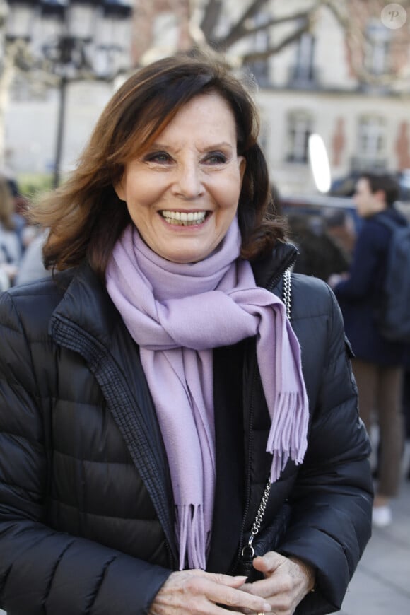 L'occasion de s'intéresser à cette figure du PAF
Denise Fabre - Sorties des obsèques de Jean-Pierre Pernaut en la Basilique Sainte-Clotilde à Paris, France, le 9 mars 2022. © Denis Guignebourg/BestImage 