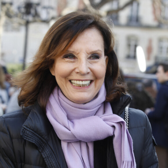 L'occasion de s'intéresser à cette figure du PAF
Denise Fabre - Sorties des obsèques de Jean-Pierre Pernaut en la Basilique Sainte-Clotilde à Paris, France, le 9 mars 2022. © Denis Guignebourg/BestImage 