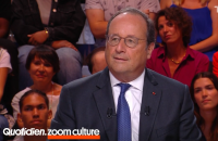 François Hollande invité de l'émission "Quotidien", sur TMC