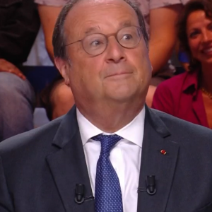 François Hollande réagit à la chronique d'Ambre Chalumeau dans "Quotidien", sur TMC, le 4 septembre 2024