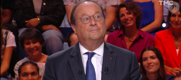 François Hollande réagit à la chronique d'Ambre Chalumeau dans "Quotidien", sur TMC, le 4 septembre 2024