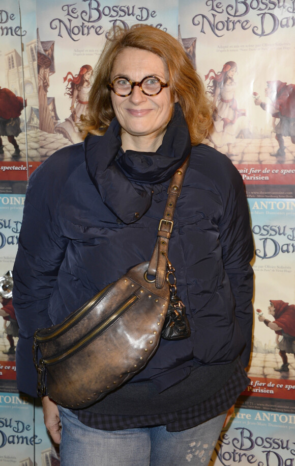 Sonia Dubois a la representation exceptionnelle de la comedie musicale " Le bossu de Notre Dame " au Theatre Antoine a Paris