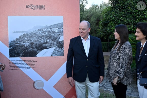 Exclusif - Le prince Albert II de Monaco a visité l'exposition Art-Bre dans le parc des Oliviers à Roquebrune Cap Martin, le 5 septembre 2024. © Bruno Bebert/Bestimage 