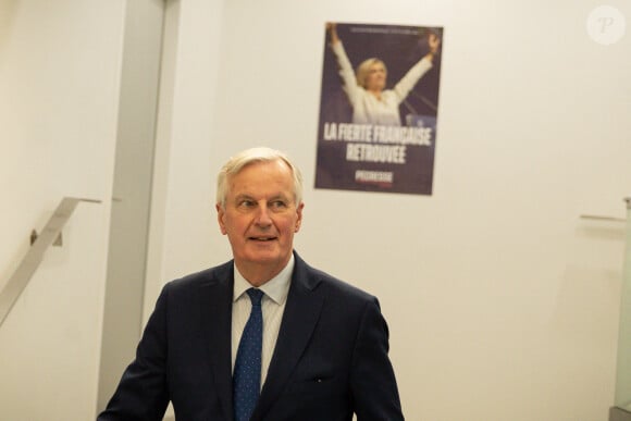 Michel Barnier - Réunion du parti Les Républicains, au lendemain de la défaite de V.Pécresse (4,8%) au 1er tour des élections présidentielles, à Paris, le 11 avril 2022. © Aurélien Morissard / Panoramic / Bestimage