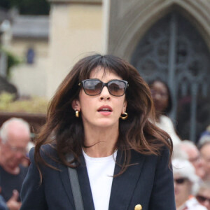 Nolwenn Leroy arrive à la cérémonie d'enterrement de la chanteuse française Françoise Hardy au crématorium du Père Lachaise à Paris, France, le 20 juin 2024. Photo par Jerome Dominé/ABACAPRESS.COM