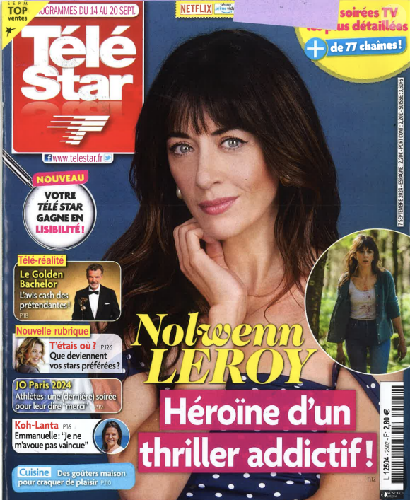 Nolwenn Leroy à la une du dernier numéro de TéléStar