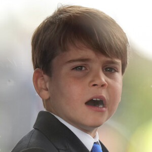 Le prince George - Les membres de la famille royale britannique au balcon du Palais de Buckingham lors de la parade militaire "Trooping the Colour" à Londres le 15 juin 2024 © Julien Burton / Bestimage 