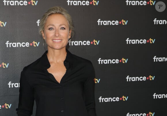 Anne-Sophie Lapix au photocall de la conférence de presse de rentrée de France Télévisions à Paris, France, le 4 septembre. © Coadic Guirec/Bestimage