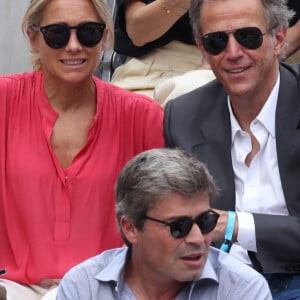 Anne-Sophie Lapix et Arthur Sadoun à Roland Garros. France. Photo by Nasser Berzane/ABACAPRESS.COM