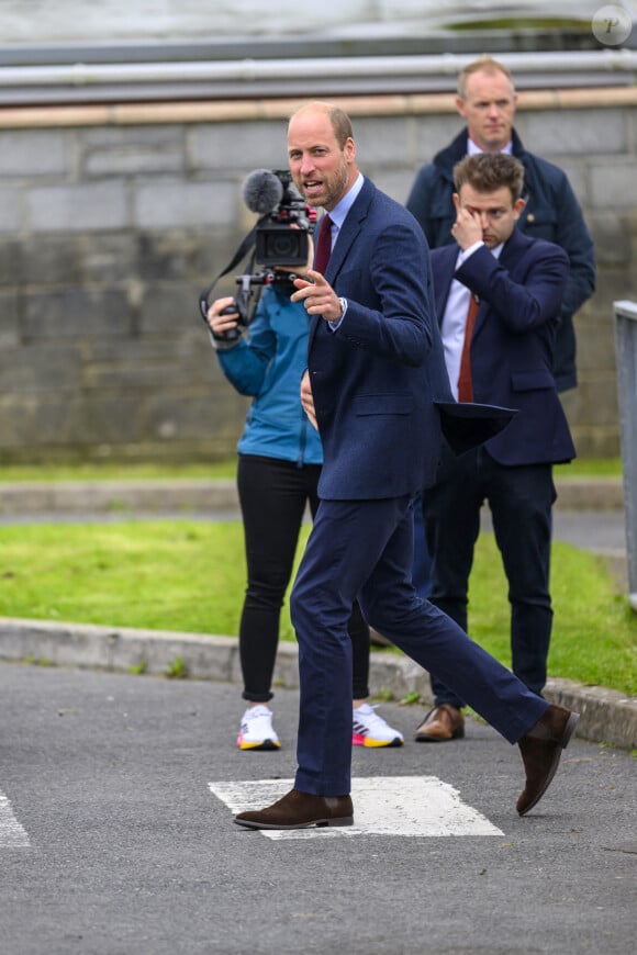 La princesse de Galles a révélé que son traitement de chimiothérapie préventive était terminé
Le Prince William visite une école primaire dans le sud du Pays de Galles afin de rencontrer des élèves ayant pris part au projet 2024 Urdd Eisteddfod le 10 septembre 2024. © Cover Images via ZUMA Press/Bestimage