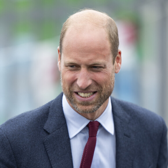 Le Prince William visite une école primaire dans le sud du Pays de Galles afin de rencontrer des élèves ayant pris part au projet 2024 Urdd Eisteddfod le 10 septembre 2024. © GoffPhotos/Bestimage