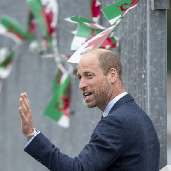 Si cette nouvelle étape est encourageante dans le combat contre la maladie, rien est gagné
Le Prince William visite une école primaire dans le sud du Pays de Galles afin de rencontrer des élèves ayant pris part au projet 2024 Urdd Eisteddfod le 10 septembre 2024. © GoffPhotos/Bestimage