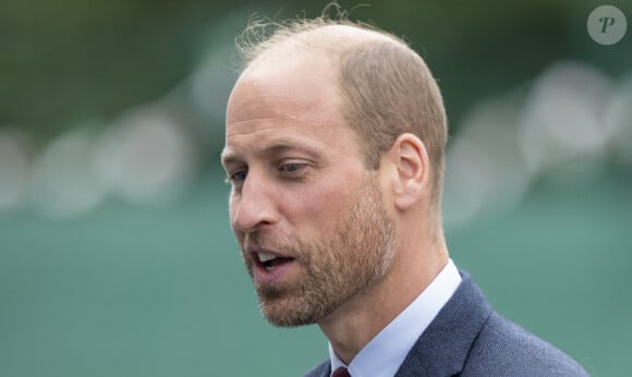 Le Prince William visite une école primaire dans le sud du Pays de Galles afin de rencontrer des élèves ayant pris part au projet 2024 Urdd Eisteddfod le 10 septembre 2024. © GoffPhotos/Bestimage