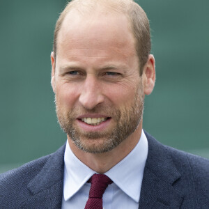 Le Prince William visite une école primaire dans le sud du Pays de Galles afin de rencontrer des élèves ayant pris part au projet 2024 Urdd Eisteddfod le 10 septembre 2024. © GoffPhotos/Bestimage