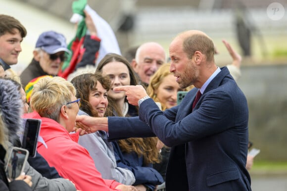 Le Prince William visite une école primaire dans le sud du Pays de Galles afin de rencontrer des élèves ayant pris part au projet 2024 Urdd Eisteddfod le 10 septembre 2024. © Cover Images via ZUMA Press/Bestimage