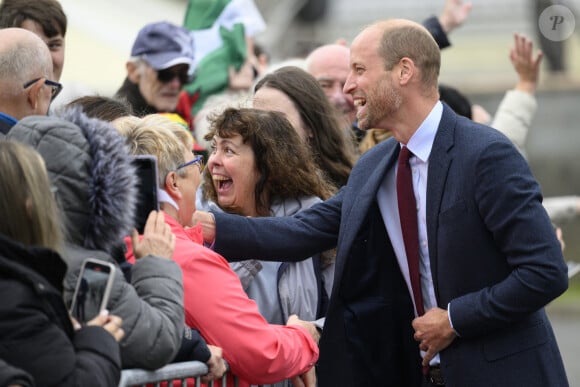 Le Prince William visite une école primaire dans le sud du Pays de Galles afin de rencontrer des élèves ayant pris part au projet 2024 Urdd Eisteddfod le 10 septembre 2024. © Cover Images via ZUMA Press/Bestimage