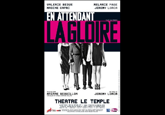 En attendant la gloire, pièce au théâtre du Temple à Paris avec Valérie Bègue et Mélanie Page
