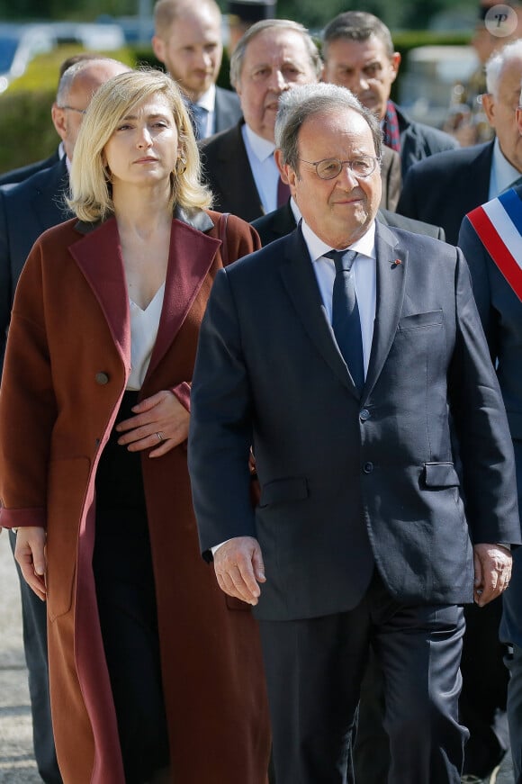 Julie Gayet et Francois Hollande à Tulle le 10 juin 2024 © Jean-Marc Haedrich/Pool/Bestimage