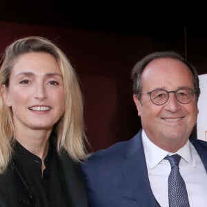 Exclusif - François Hollande et sa femme Julie Gayet - Cocktail pour l'inauguration de la Brasserie " Madame Brasserie " au 1er étage de La Tour Eiffel à Paris. Le 22 Septembre 2022. © Bertrand Rindoff Petroff-Giancarlo Gorassini / Bestimage 