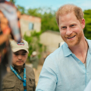 Le prince Harry en Colombie en août 2024