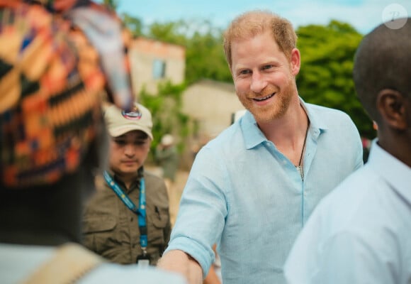 Le prince Harry en Colombie en août 2024