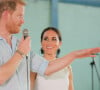 Il semble toutefois avoir trouvé l'équilibre avec son épouse Meghan Markle
Le prince Harry et Meghan Markle en Colombie en août 2024