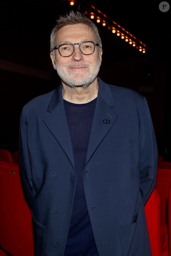 Exclusif Laurent Ruquier (auteur de la pièce) - Générale de la pièce "La Joconde parle enfin" écrite par L. Ruquier au théâtre de l'oeuvre à Paris, France, le 04 avril 2024. © Christophe Clovis / Bestimage