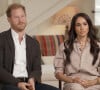 Ce 15 septembre, le frère du prince William fête ses 40 ans. Un évenement qu'il va certainement célébrer avec Meghan Markle, leurs enfants et une poignée de proches aux Etats-Unis.
Le prince Harry, duc de Sussex et Meghan Markle, duchesse de Sussex, lors d'une interview pour l'émission CBS News Sunday Morning, diffusée le 4 août 2024.