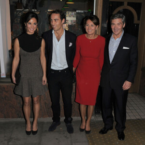 Pippa Middleton, son frere James Middleton, et leurs parents Michael et Carole Middleton (nee Goldsmith) - Pippa Middleton a la fete de lancement de son livre "Celebrate: A Year Of Festivities for Family and Friends" a la librairie Daunt Books a Londres, le 25 octobre 2012. 