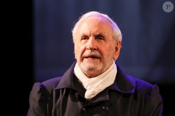 Patrice Laffont, Mathilde Laffont, Veronique Maurey, Valerie Ouerdane, Aurelie Bertho, Jean Cyrill Durieux, Melvyn Baron lors du Filage de la piece 'Phedre Inattendu' au theatre Le Ranelagh à Paris, France le Avril 03, 2023. Photo by Nasser Berzane/ABACAPRESS.COM