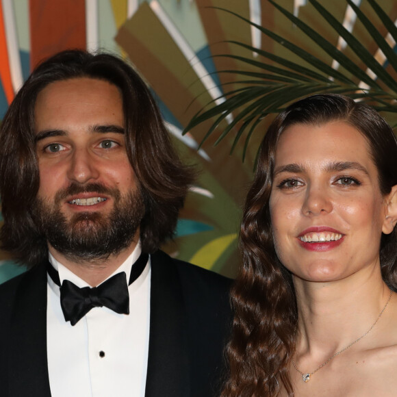 Charlotte Casiraghi et Dimitri Rassam - 65ème édition du Bal de la Rose donné au profit de la Fondation Princesse Grace sur le thème de la Riviera, une idée de K. Lagerfeld, à la Salle des Etoiles du Sporting Monte-Carlo à Monaco, le 30 mars 2019. © Jean-Charles Vinaj / Pool Monaco / Bestimage 