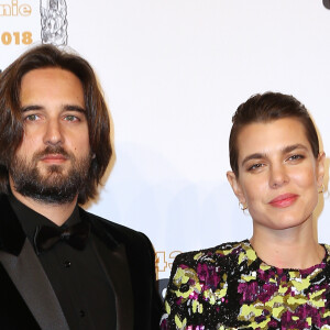 Charlotte Casiraghi et Dimitri Rassam - Photocall lors de la 43ème cérémonie des Cesar à la salle Pleyel à Paris, le 2 mars 2018. © Dominique Jacovides - Olivier Borde / Bestimage 