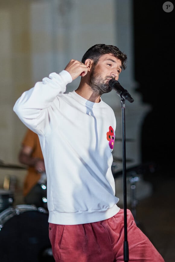 Exclusif - Jérémy Frérot (nommé pour la chanson "Un homme") - Enregistrement de l'émission "La chanson de l'année" au château de Chambord, qui sera diffusée le 5 juin 2021 sur TF1 © Gaffiot-Moreau / Bestimage 