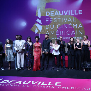 Le Jury et les lauréats - Cérémonie de clôture de la 50ème édition du Festival du Cinéma américain à Deauville. Le 14 septembre 2024 © Denis Guignebourg / Bestimage  Closing ceremony of the 50th Deauville American Film Festival. on September 14th 2024 