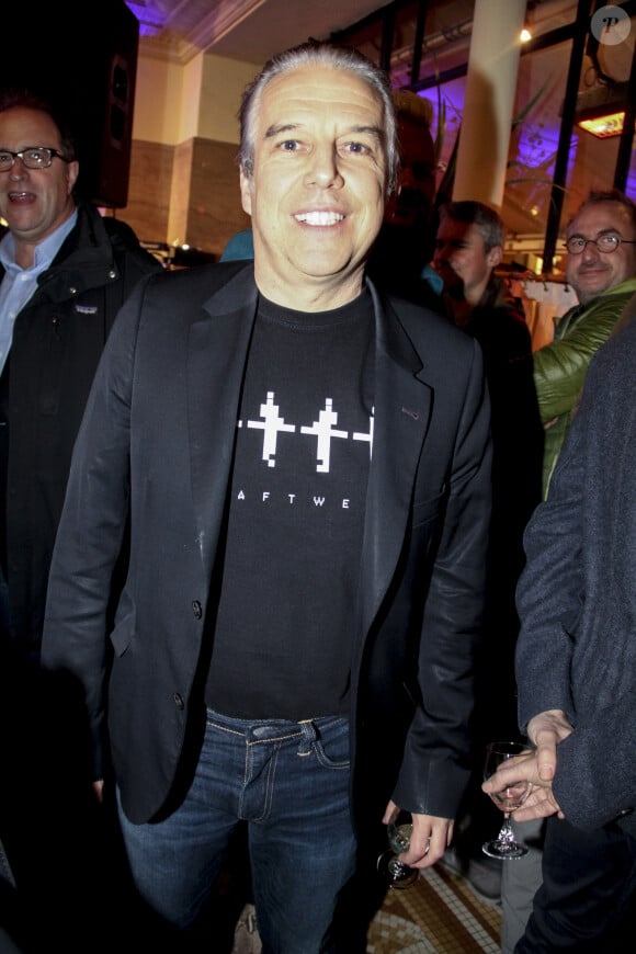 Philippe Vandel - Le prix de Flore 2016 pour Nina Yargekov et sa "Double nationalité" au Café de Flore à Paris, France, le 8 novembre 2016. © Baldini/Bestimage