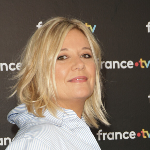 Flavie Flament au photocall de la conférence de presse de rentrée de France Télévisions à Paris, France, le 4 septembre 2024. © Coadic Guirec/Bestimage 