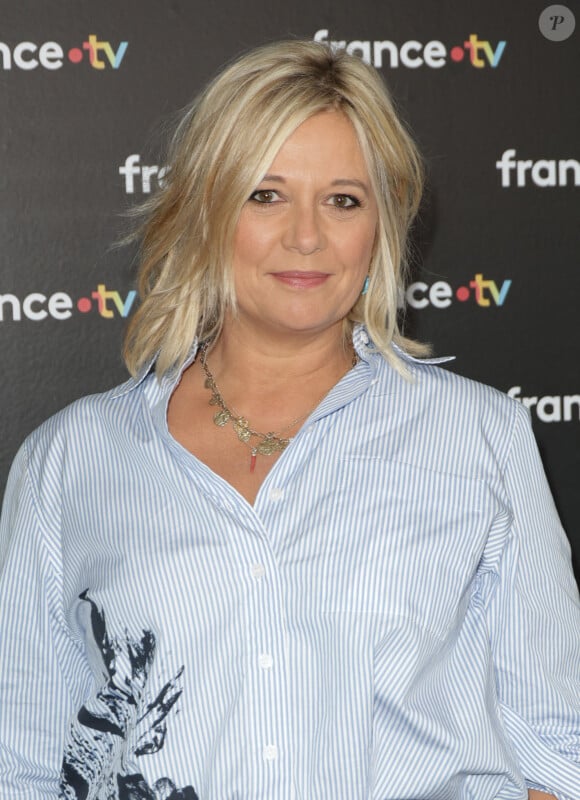 Flavie Flament au photocall de la conférence de presse de rentrée de France Télévisions à Paris, France, le 4 septembre 2024. © Coadic Guirec/Bestimage 