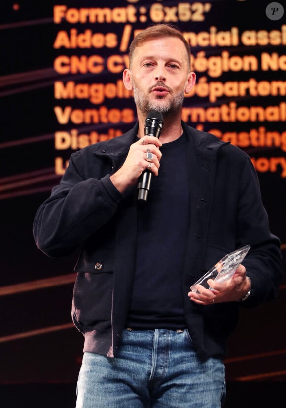 Nicolas Duvauchelle (Meilleur acteur) - Cérémonie de clôture de la 26ème Edition du Festival de la Fiction de La Rochelle. Le 14 septembre 2024 © Patrick Bernard / Bestimage  