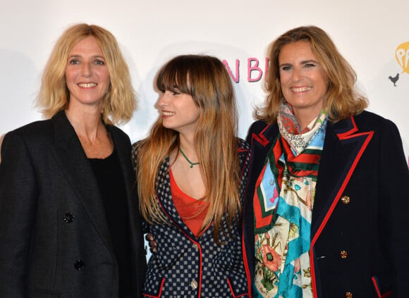 Sandrine Kiberlain, Thaïs Alessandrin et sa mère Lisa Azuelos - Avant-première du film "Mon Bébé" au cinéma Gaumont Opéra à Paris, le 11 mars 2019. © Veeren/Bestimage