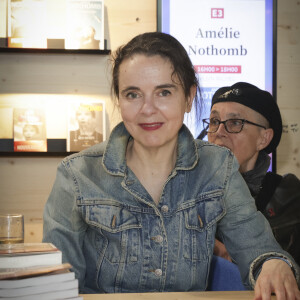 Amélie Nothomb lors du Festival du Livre de Paris , France, le 12 avril 2024. © Jack Tribeca / Bestimage 