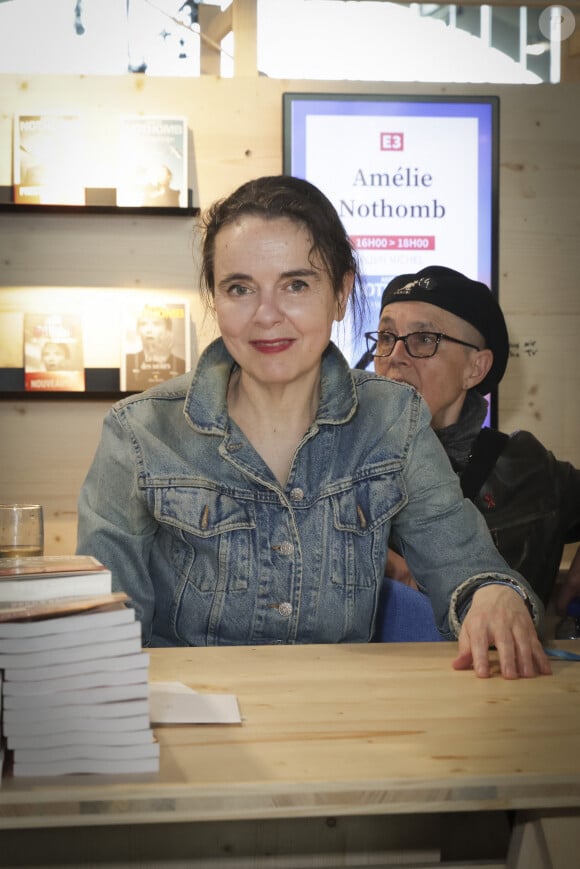 Amélie Nothomb lors du Festival du Livre de Paris , France, le 12 avril 2024. © Jack Tribeca / Bestimage 