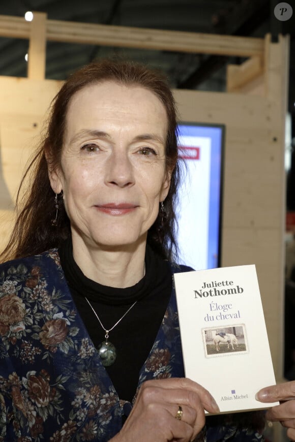 Juliette Nothomb (soeur de Amélie Nothomb) - Festival du Livre de Paris 2023 au Grand Palais Éphémère le 21 avril 2023. © Cedric Perrin / Bestimage 