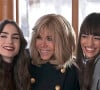 Si contairement à Brigitte Macron elle ne figure pas physiquement dans la série,
Brigitte Macron fait une apparition dans la saison 4 de série télévisée "Emily in Paris", série qu'elle adore, aux côtés de Lily Collins . Premières dames dans des séries télévisées. Brigitte Macron est la seule toutefois à apparaitre dans une série alors qu'elle est toujours en activité. © Netflix Handout via Bestimage